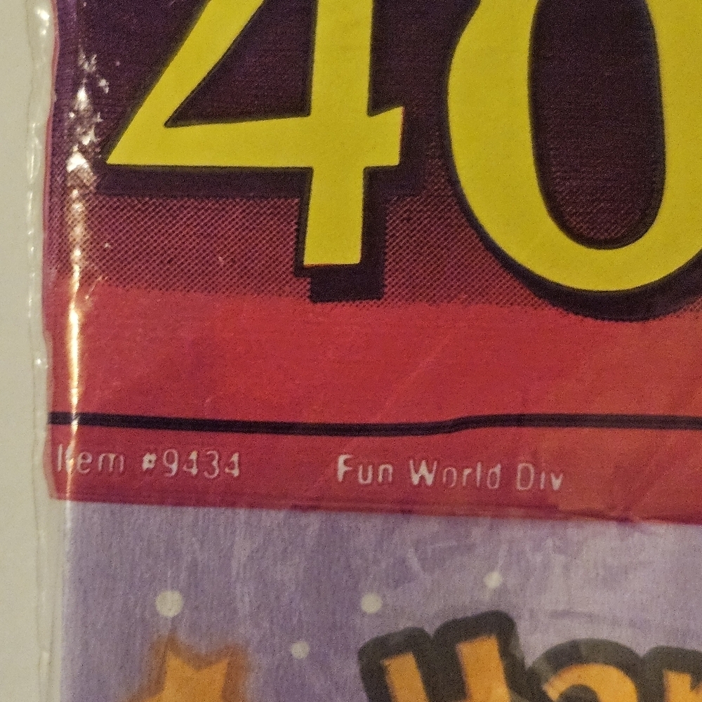 Vintage Halloween 1995 Trick Or Treat Goodie Bags Lot 2 Sets Of 40 Cat Pumpkin - Picture 5 of 11